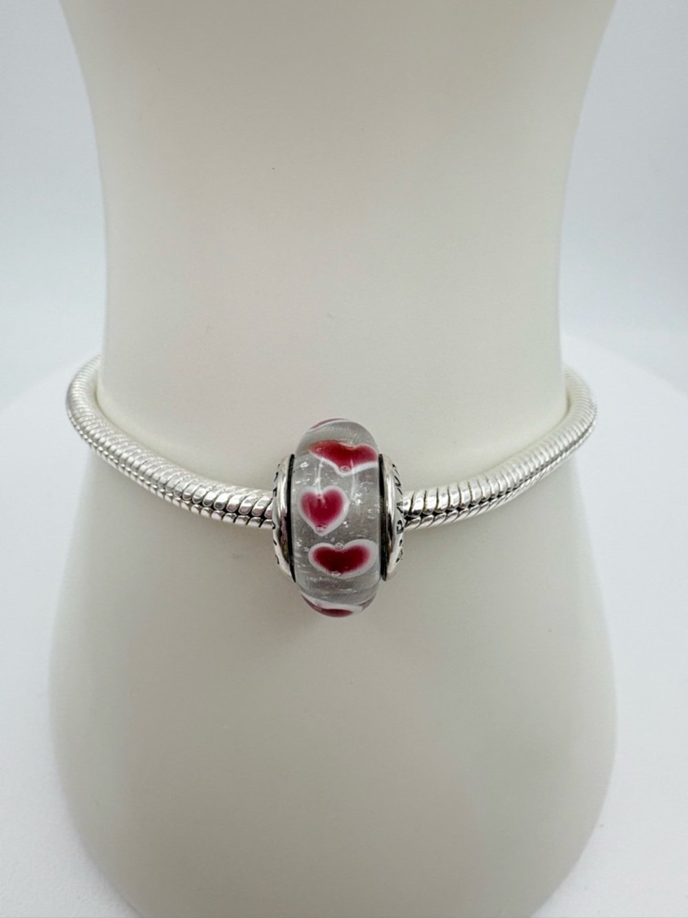 Pandora Wild Hearts Murano Glass
